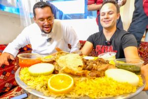 Going FULL ON for Street Food in Saudi Arabia! Fried camel, MASSIVE meat plates, and MORE! Let's eat