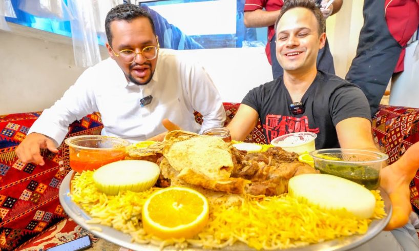 Going FULL ON for Street Food in Saudi Arabia! Fried camel, MASSIVE meat plates, and MORE! Let's eat