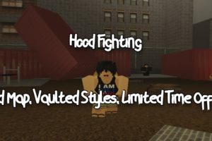 HOOD FIGHTING - TEMPORARY OLD MAP + VAULTED STYLES - ROBLOX