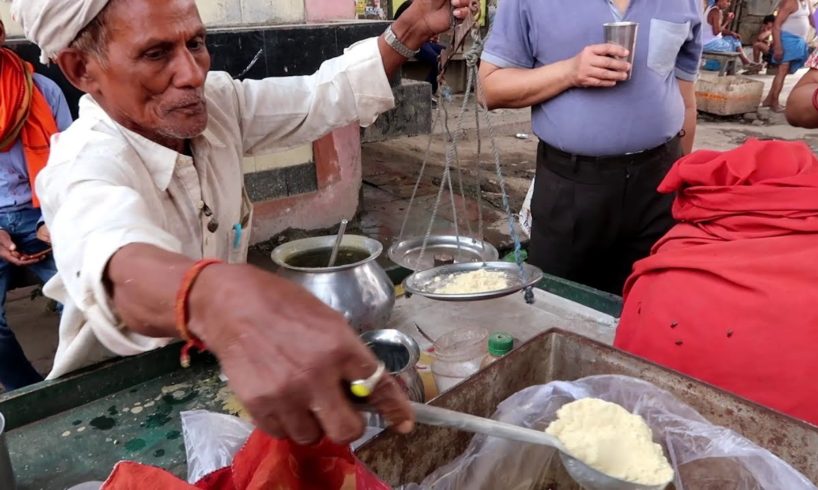 Hard Working Bihari Old Man Preparing Sattu Drink | 10 Rs/ Glass Only | Indian Street Food
