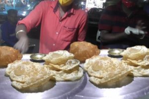 Hard Working Dad & Son Selling " Chole Bhature " | 20 Rs/ Plate | Puri Orissa Street Food