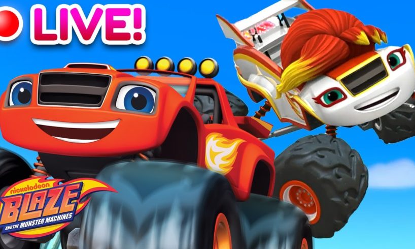 🔴 LIVE: Blaze Amazing Rescues w/ Family & Friends! | Blaze and the Monster Machines