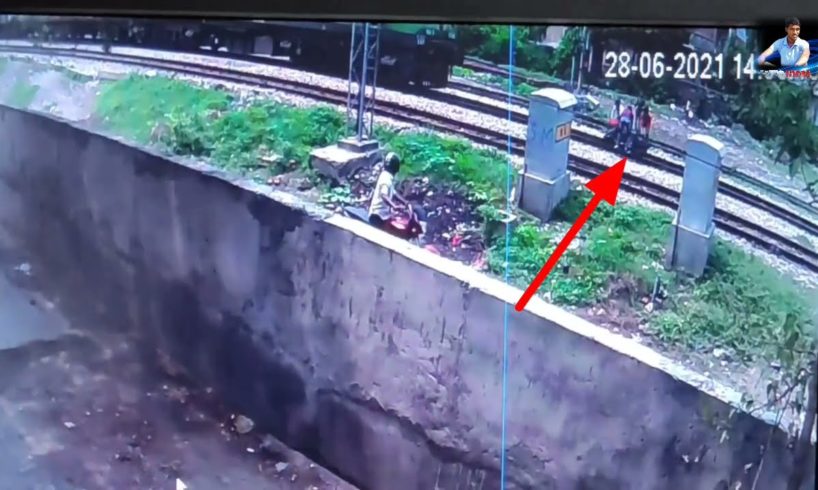 Luckiest people in the world near death।। caught_on_camera_live_train_accident ।। #train_accident