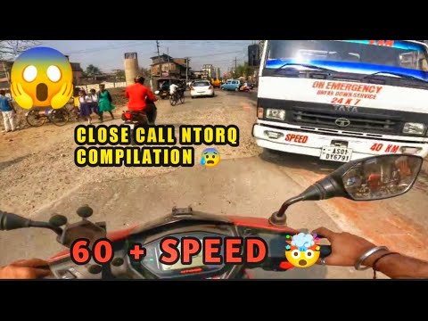 Near Death Close Call NTORQ Compilation 😰  | India | Guwahati | Assam