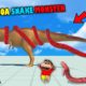 SHINCHAN and CHOP Fights TITANOBOA vs DINOSAURS😱 | Animal Revolt Battle Simulator |😂Funny game Hindi