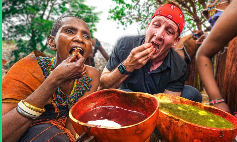 SORRY, This Is Disgusting!! Africa’s Datoga Tribe Pushes Food Limits!!
