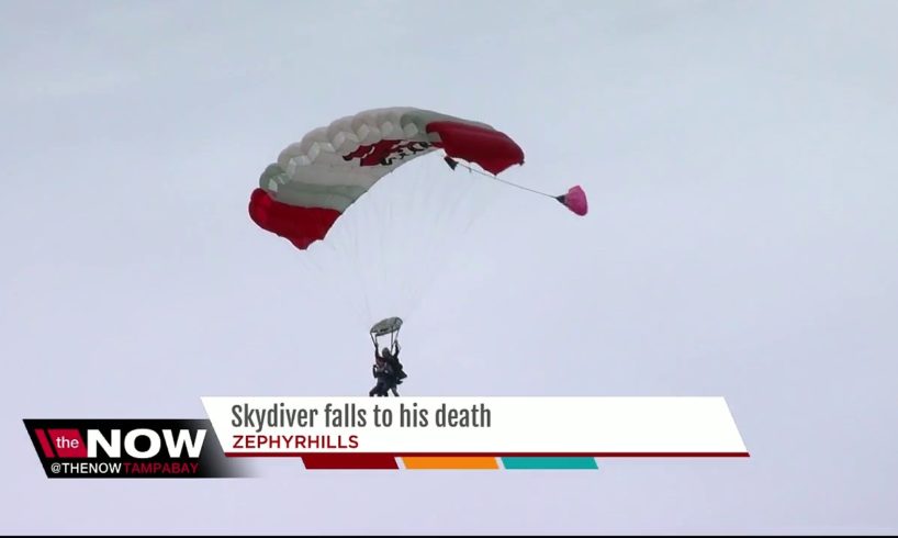 Skydiver falls to his death