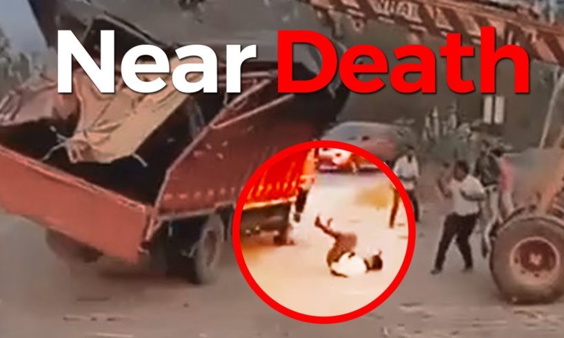 TRUCK ROLLS OVER MAN - NEAR DEATH CAPTURED On GoPro & Camera Compilation #22