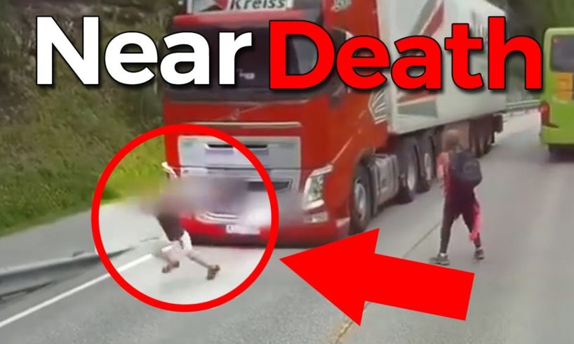 TRUCK TESTING ITS BREAKS - Near Death Captured On GoPro & Camera Compilation #21