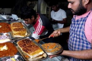 Tasty Fast Food " Srinath Pav Bhajji " | Price 70 Rs/ | Nagpur ( Beside IT Park ) Street Food