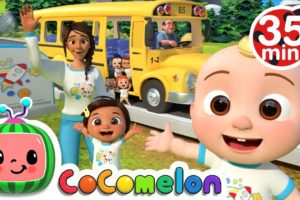 Wheels On The Bus (School Edition)  + More Nursery Rhymes & Kids Songs - CoComelon
