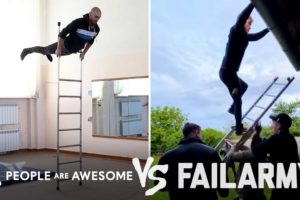 Wins & ﻿Fails On A Ladder | People Are Awesome Vs. FailArmy