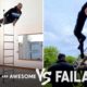 Wins & ﻿Fails On A Ladder | People Are Awesome Vs. FailArmy