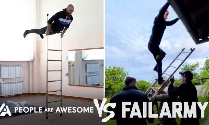 Wins & ﻿Fails On A Ladder | People Are Awesome Vs. FailArmy
