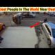luckiest people in the world | luckiest people caught on camera | near death captured |#shorts