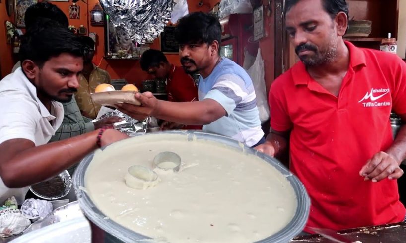 " Mahalaxmi Tiffin Center " | Famous Street Breakfast in Hyderabad | Pizza Dosa 150 Rs/
