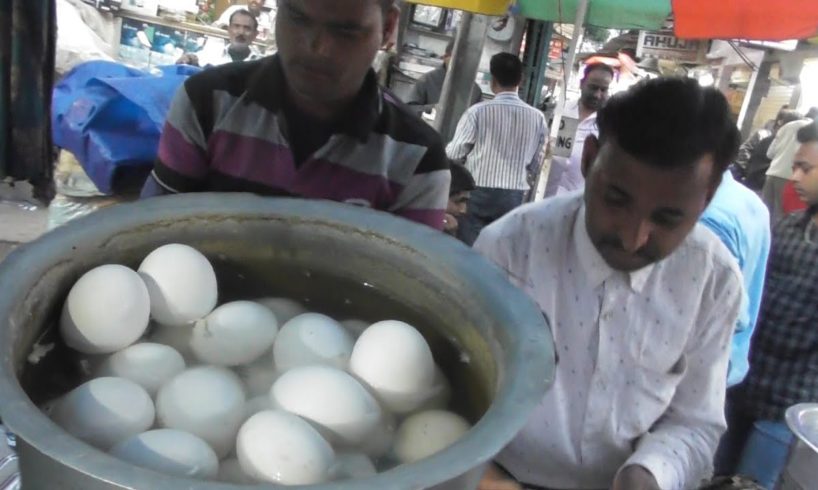 2 Boil Egg @ 15 rs & Spicy Chana @ 10 rs Plate - Ranchi Street Food