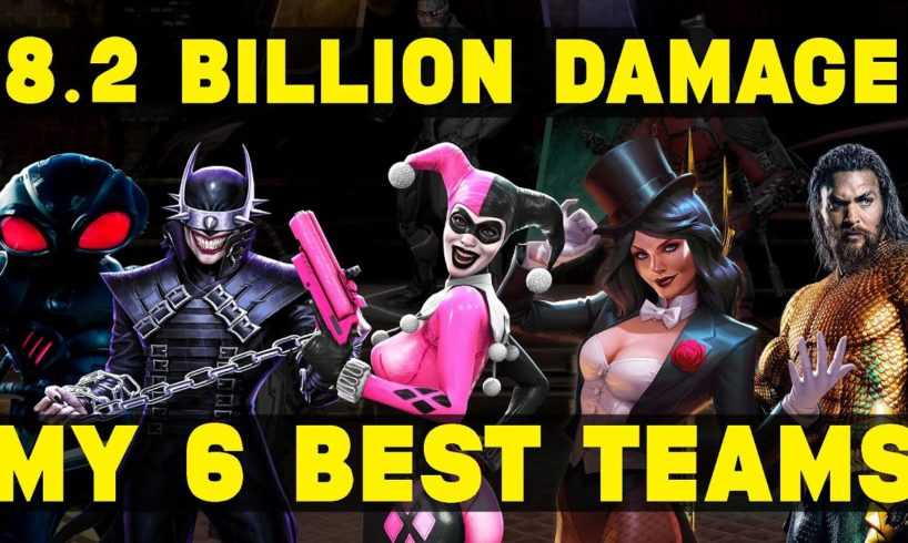 8.2 Billion Damage In 6 Solo Raid Fights! Injustice 2 Mobile