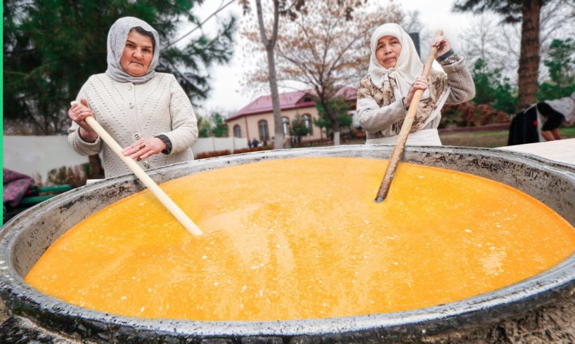 Asia’s RAREST Street Food Made Once a Year!! Navruz in Uzbekistan!!