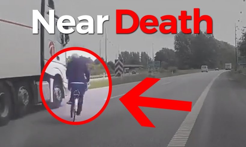 BYCICLE MAN HIT BY TRUCK - NEAR DEATH CAPTURED On GoPro & Camera Compilation #23