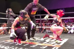 Blac Chyna vs Alysia Magen In A BBL Championship Boxing Fight