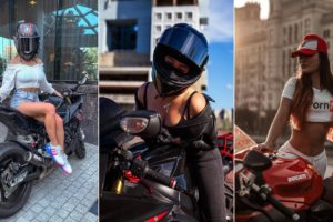 GIRL BIKERS ARE AWESOME ❤️ Hottest Biker Girl, Biker Chicks, Moto Girls 😳 MUST WATCH