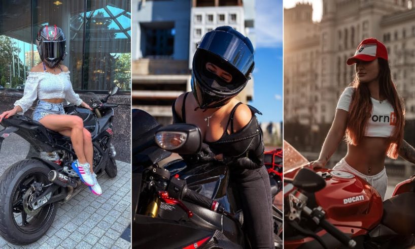 GIRL BIKERS ARE AWESOME ❤️ Hottest Biker Girl, Biker Chicks, Moto Girls 😳 MUST WATCH