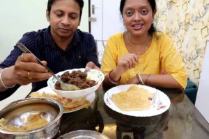 Gavir Rate Dinner Korlam | Luchi Nimki Hoea Galo | "Luchi Mangso " ( Black Mutton )