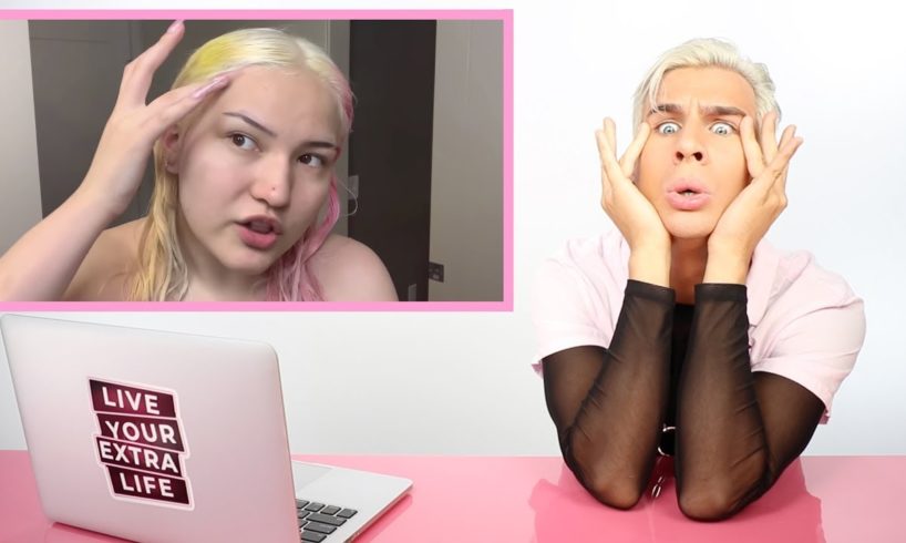 Hairdresser Reacts to Bleach Fails