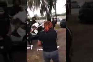 (Hood Fights) Dude fight gets real wild !