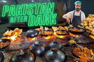 Pakistan Street Food at Night!! Vegans Won’t Survive Here!!