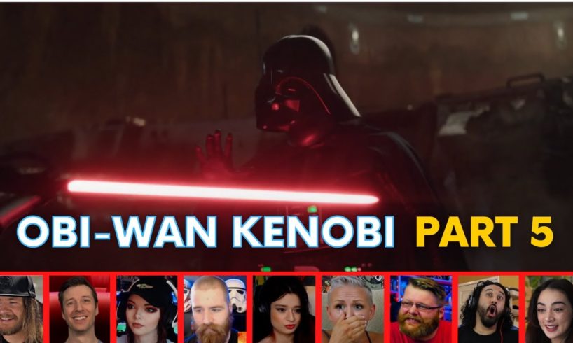 Reactors Reaction to DARTH VADER And REVA | Obi-Wan Kenobi Part 5