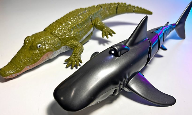 Remote Control Sea Animals - Shark and Crocodile