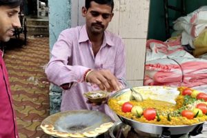 Tasty " Tikia Chaat " | Price 20 Rs/ | Kolkata Bara Bazar | Indian Street Food