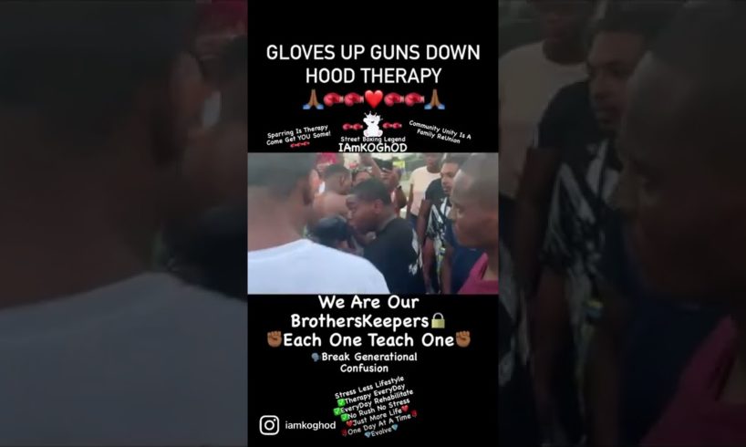 This ain’t Fighting this Boxing HOOD Therapy 3rd Ward TX Edition Sparring Therapy IAmKOGhOD