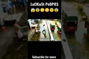 LuCKieSt PeOPle  || #shorts #trending #neardeath#luckiestpeople #omg #shortvideo #respect #viral