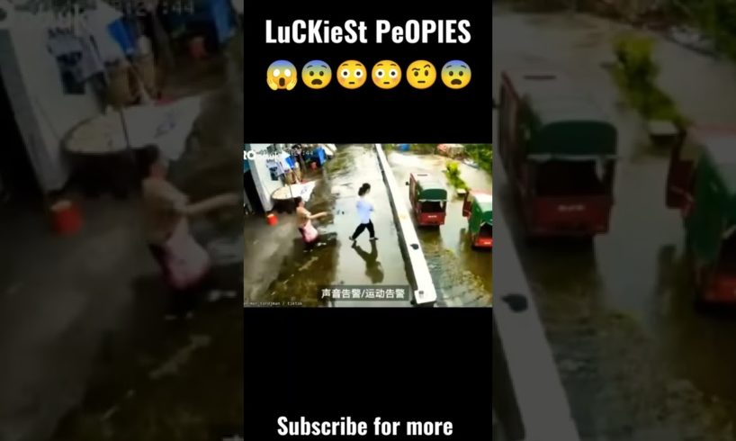 LuCKieSt PeOPle  || #shorts #trending #neardeath#luckiestpeople #omg #shortvideo #respect #viral