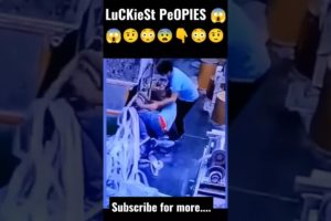 LuCKieSt PeOPle  || #shorts #trending #neardeath#luckiestpeople #omg #shortvideo #respect #viral