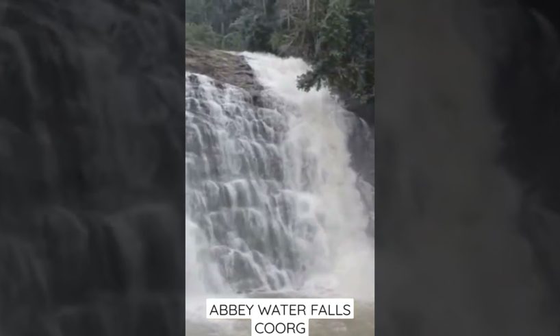 ABBEY WATER FALLS @ COORG..LISTEN THE SOUND OF WATER..