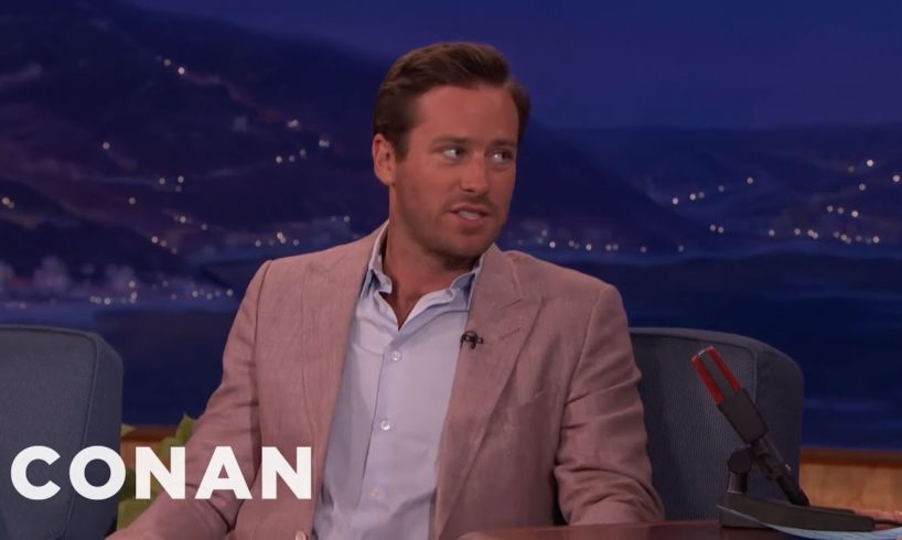 Armie Hammer Treats Road Trips Like Extreme Sports | CONAN on TBS