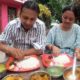 Bagan Barite Lunch | Tel Chara Chicken Jhol Diea Rice | Lal Shak | Morola Mach | Alu Fulkopy