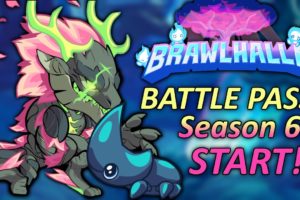 Brawlhalla Battle Pass Season 6 is HERE!!! • ALL Items + More!!