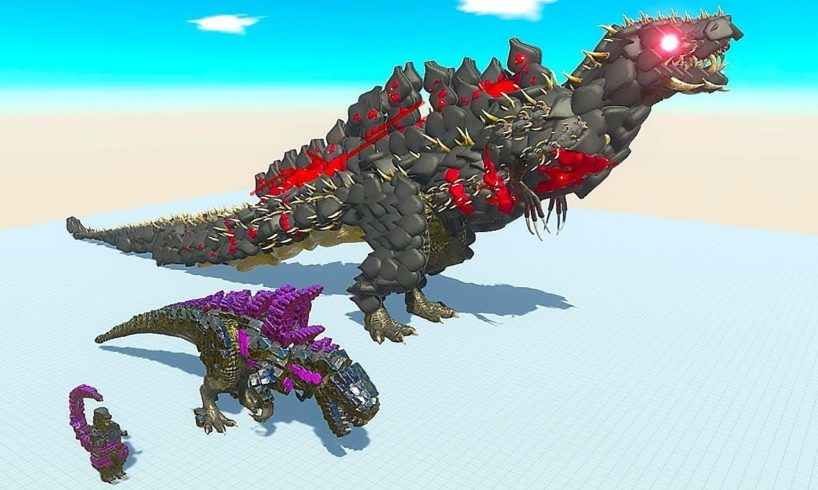 CarlZilla of Evolution and Dinosaurs Fighting Godzilla JWE Dominion - Animal Revolt Battle Simulator