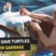 Family of Sea Turtles Rescued From Fishing Net | Incredible Animal Rescue