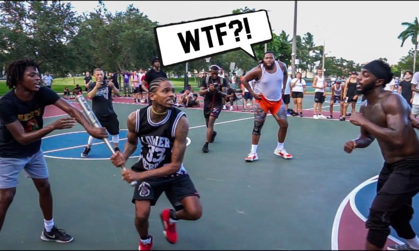 Got Violent In Kodak Blacks Hood… 5v5 Basketball !