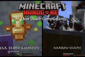 Hardcore Modded Minecraft - Narrow Escapes and Near Death Compilation
