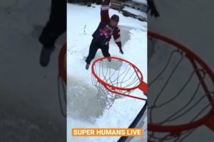 ICESKATING BASKETBALL TRICKSHOTS #shorts #SHL