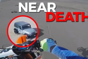 MOTORCYCLE LANDS ON CAR - NEAR DEATH CAPTURED On GoPro & Camera Compilation #27