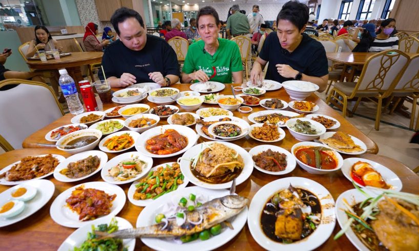 Malay FOOD CHALLENGE in Singapore!! 51 Dishes with Singapore’s Top Competitive Eater!!