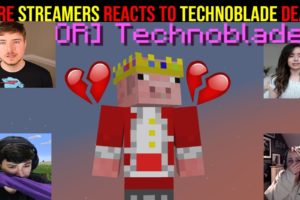 More Streamers REACTS to Technoblade DEATH... (emotional) R.I.P TECHNOBLADE 💔